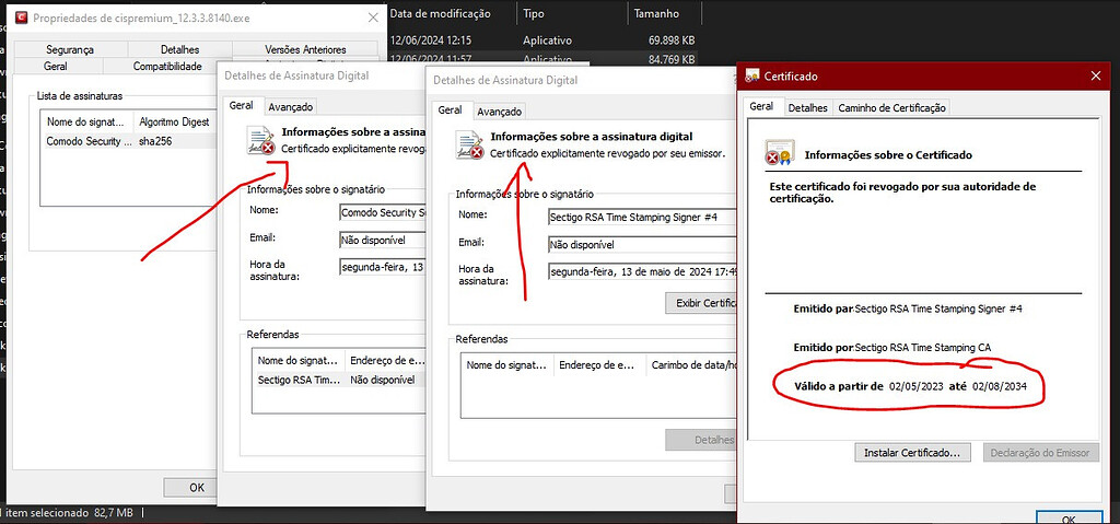COMODO Internet Security 2025 Premium Certificate is Revoked what COMODO Internet Security 2025 Premium Certificate is Revoked what