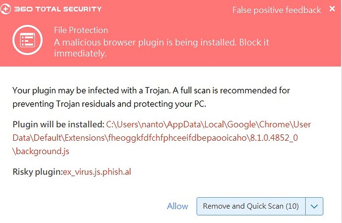 Active malware being undetected and running on system